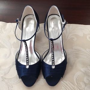 Navy Blue Formal Shoes
